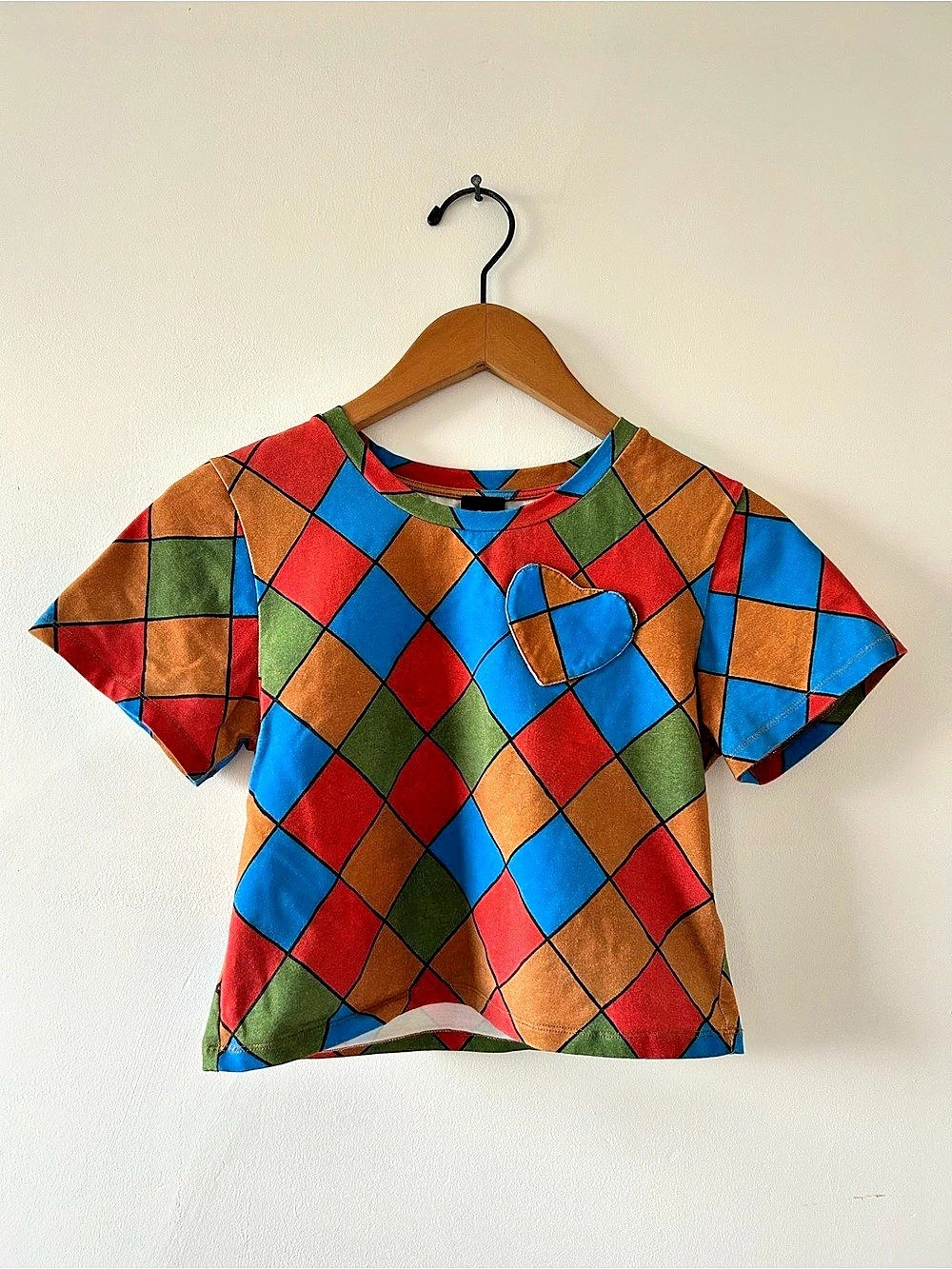 Samantha Pleet Harlequin Crop Top
